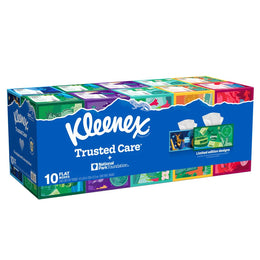 Kleenex Trusted Care Facial Tissue, 2-Ply, 230-count, 10-pack