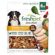 Freshpet Deli Fresh Dog Food, Chicken Recipe, 6 lbs