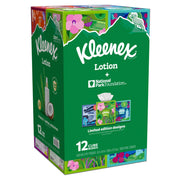 Kleenex Soothing Lotion Facial Tissue, 3-Ply, 85-count, 12-pack