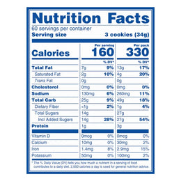 OREO Chocolate Sandwich Cookies, 2.4 oz, 30-count