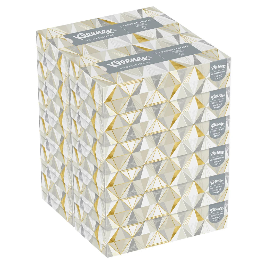 Kleenex Facial Tissue Convenience Case 2-ply, White, 12-count
