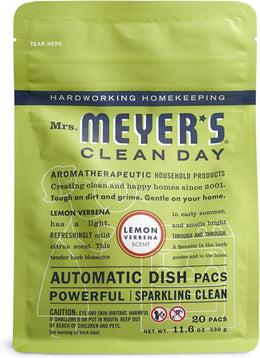 Automatic Dishwasher Pods, Lemon Verbena, 20 Count