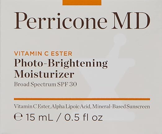 Perricone MD Photo-Brightening Moisturizer with Broad Spectrum SPF 30 – Anti-Aging, Skin Brightening Cream with Vitamin C Ester – Oil-Free, Lightweight Face Moisturizer for Even Skin Tone – 2 fl oz