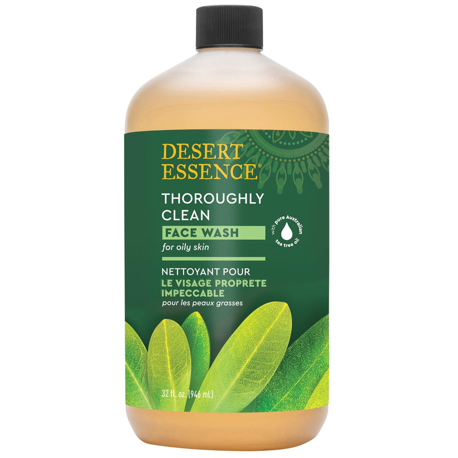 Desert Essence Thoroughly Clean Face Wash For Oily Skin 32 fl.oz