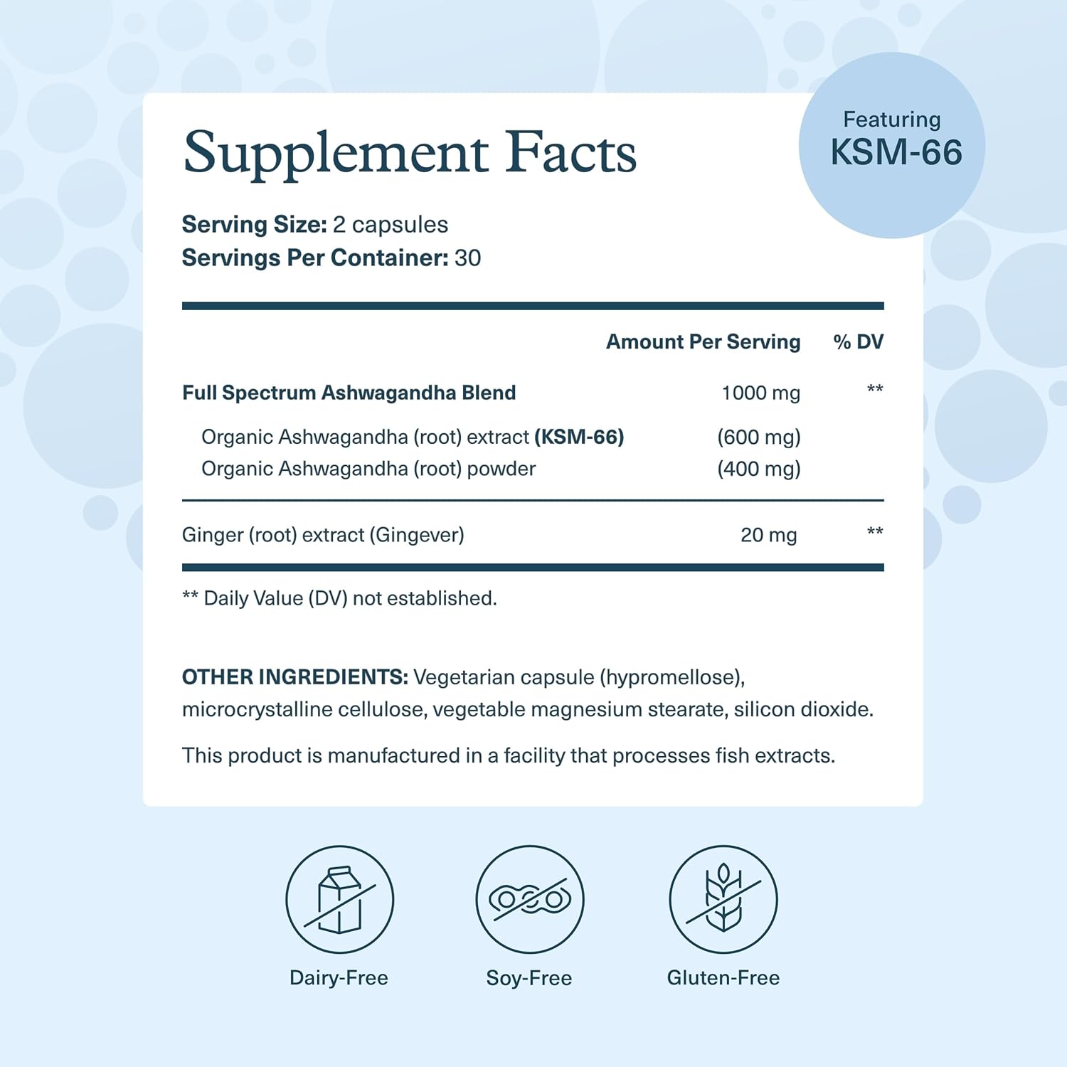 Youtheory Ashwagandha - with Organic KSM-66 Ashwagandha - Herbal Blend to Support Stress Relief & Energy Levels* - Helps Support Mood* - 60 Vegetarian Capsules (30-Day Supply)
