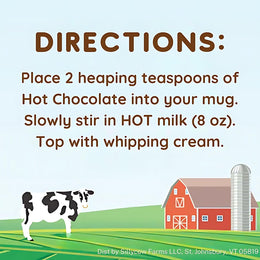 Sillycow Farms Hot Chocolate Mix Truffle Flavor | Vegan, Nut Free Certified Quality Cocoa Powder | Gluten-Free, Non-GMO & Dairy-Free | Reusable Packaging | 16.9 Oz Reusable Glass Bottle - Pack of 1