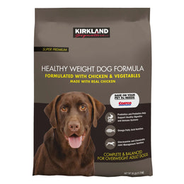 Kirkland Signature Healthy Weight Formula Chicken and Vegetable Dog Food, 25 lbs