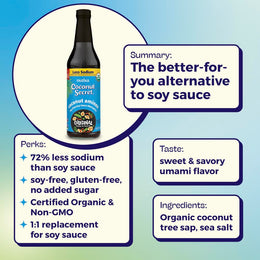 Coconut Secret The Original Amino Soy-Free Seasoning, 16.9 Ounce
