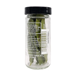 Morton & Bassett California Bay Leaves, 0.14 oz – Non-GMO, Salt-Free, Bold and Fragrant Leaves for Soups, Roasts & Mediterranean Cuisine