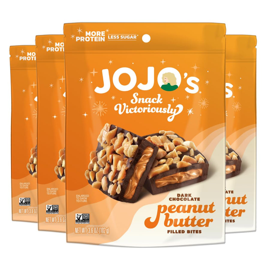 JOJO's Dark Chocolate Peanut Butter Filled (6 Count)