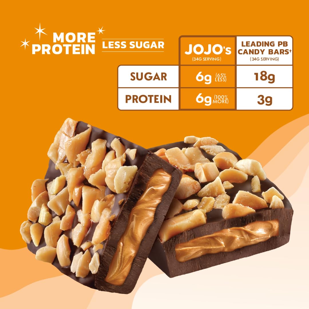 JOJO's Dark Chocolate Peanut Butter Filled (6 Count)