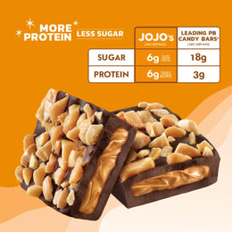 JOJO's Dark Chocolate Peanut Butter Filled (6 Count)