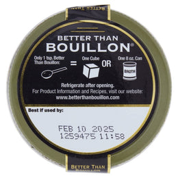 Better Than Bouillon Vegetarian No Chicken Base, Made with Seasoned Vegetables, Certified Vegan, Makes 9.5 Quarts of Broth, 38 Servings, 8 OZ Jar (Pack of 6)