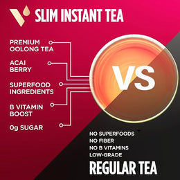 Diet Support, Oolong tea w/B Vitamins, Garcinia, Inulin & Acai, On-the-go Instant Sticks, 10 Ct