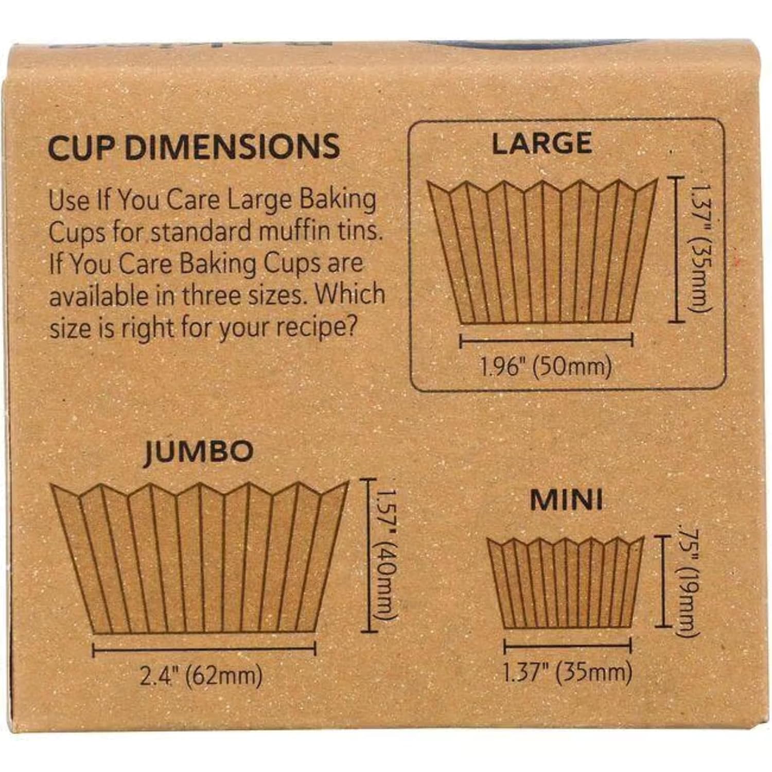 If You Care FSC Certified Unbleached Large Baking Cups, 60ct, 3pk Click to see full view If You Care FSC Certified Unbleached Large Baking Cups, 60ct, 3pk