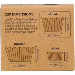 If You Care FSC Certified Unbleached Large Baking Cups, 60ct, 3pk Click to see full view If You Care FSC Certified Unbleached Large Baking Cups, 60ct, 3pk