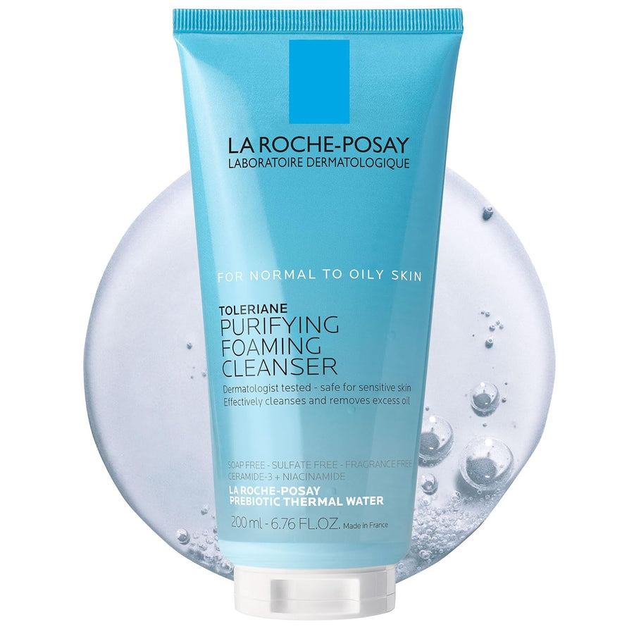 La Roche-Posay Toleriane Purifying Foaming Facial Cleanser (Pack of 2)