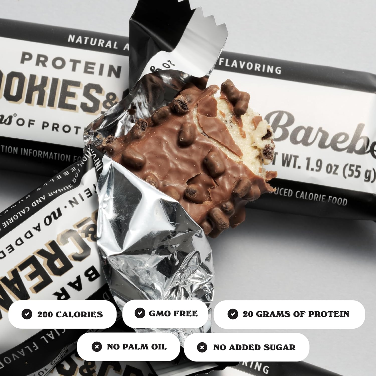 Barebells Protein Bars Cookies & Cream - 1 Count