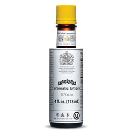(4 pack) ANGOSTURA Aromatic Bitters, Liquid Cocktail Bitters for Professional & Home Mixologists, 4 fl oz