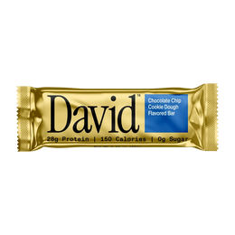 David High Protein Bars, Chocolate Chip Cookie Dough | 4 count
