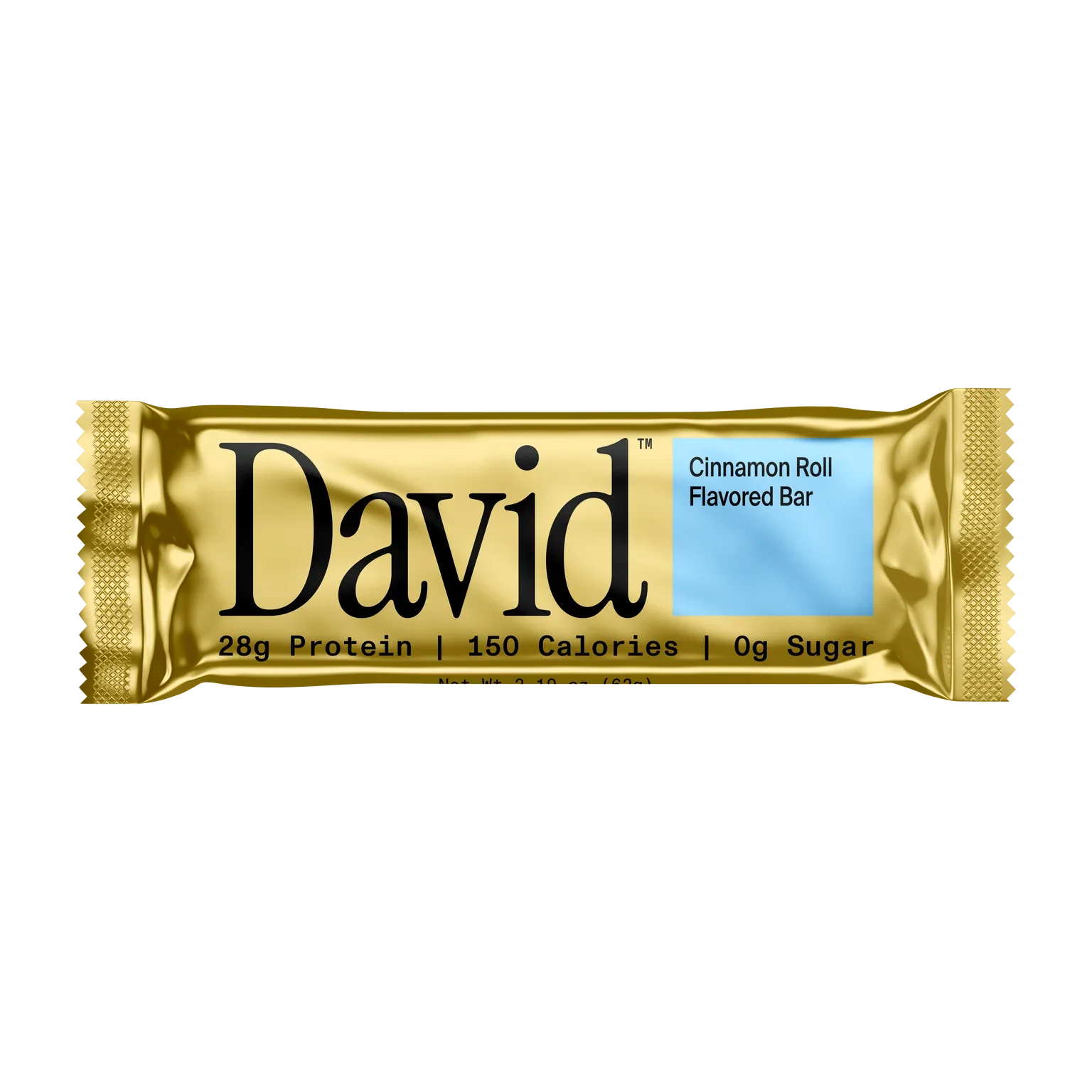 David Protein Bar, Cinnamon Roll, Pack of 4