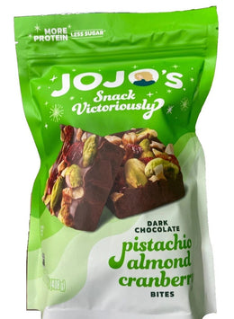 JOJO's Dark Chocolate Pistachio Almond Cranberry (3.6oz - 6 Count)