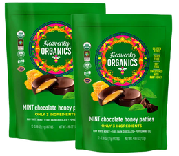 Heavenly Organics Mint Chocolate Honey Patties (6 Bags)