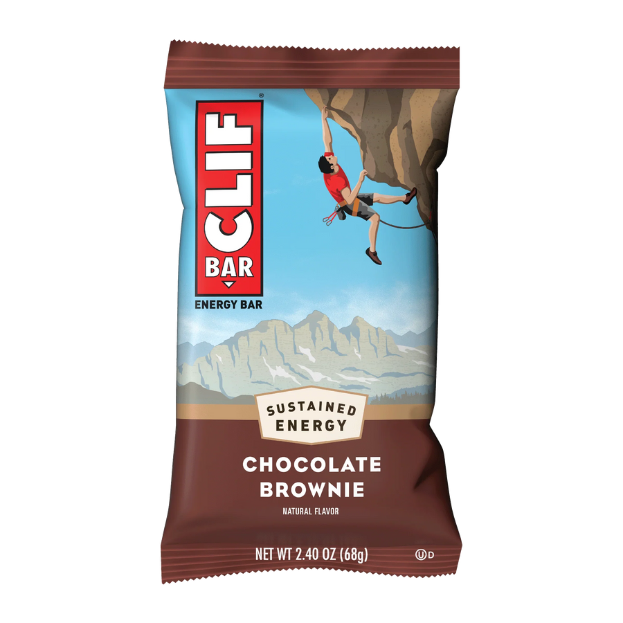 CLIF BAR - Energy Bars - Chocolate Brownie - (2.4 Ounce Protein Bars, 12 Count)